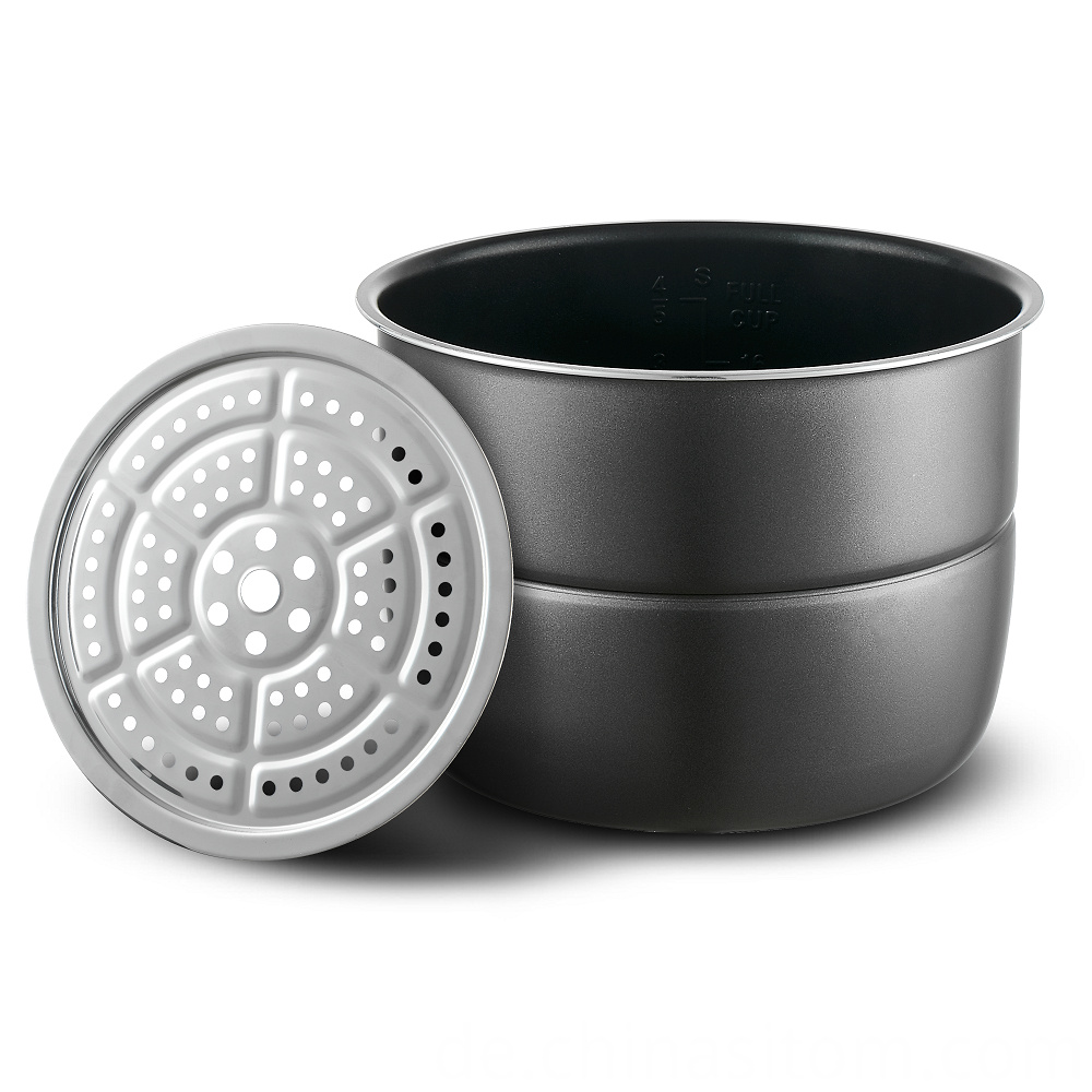 Alunimun Topf mit Dampfgarer alunimun pot with steamer
